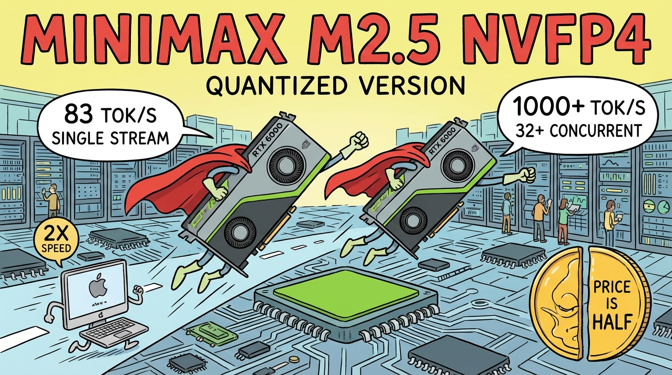 Minimax M2.5 NVFP4 性能突破