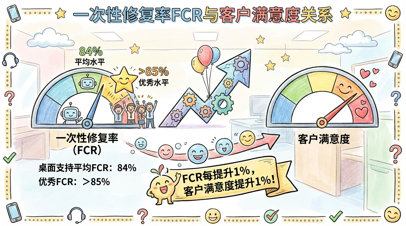 FCR与客户满意度关系