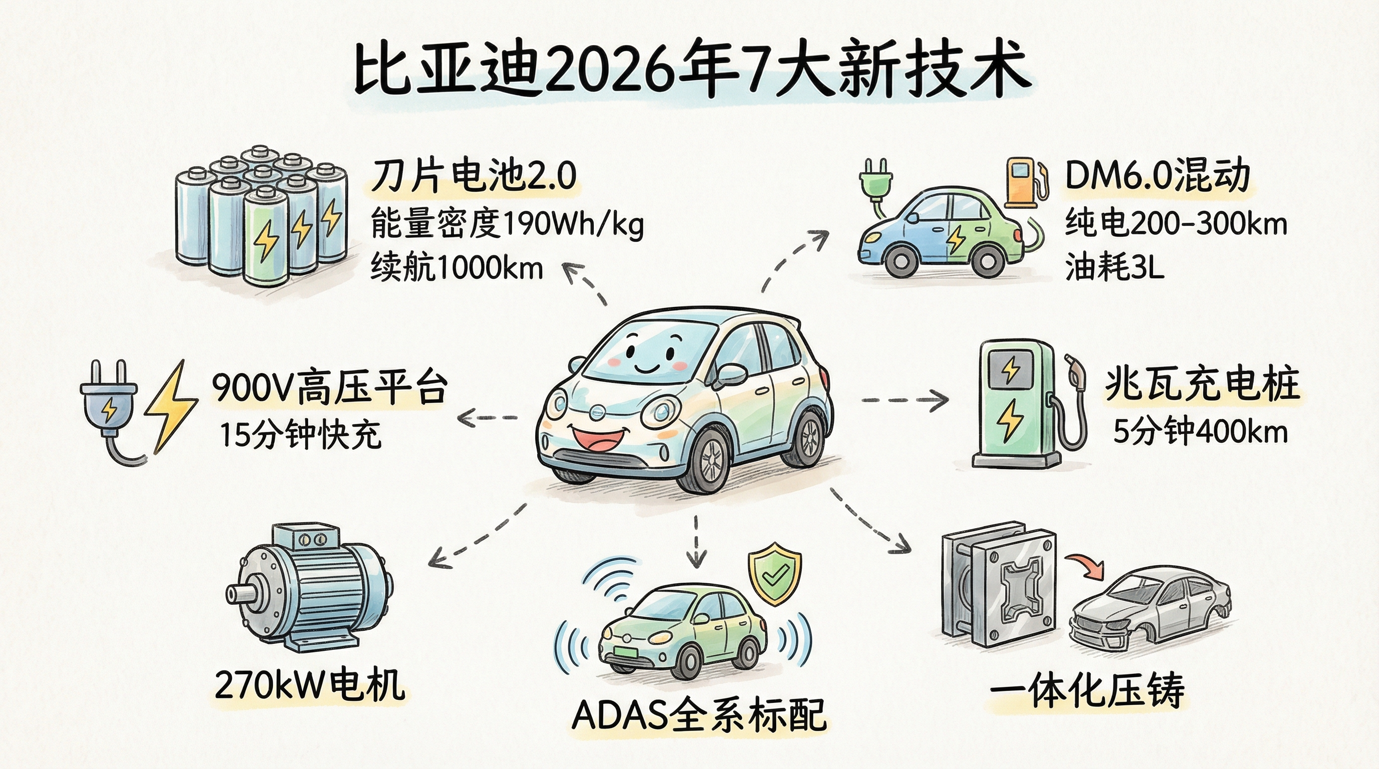 比亚迪2026年新技术概览
