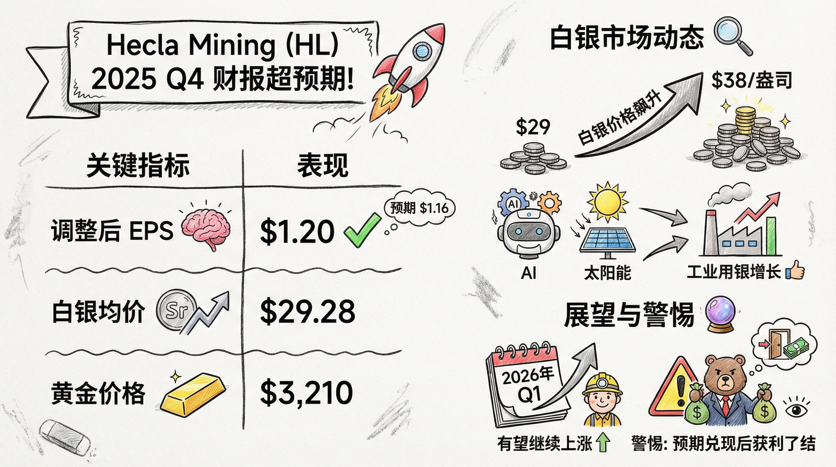 Hecla Mining Q4 2025 财报总结