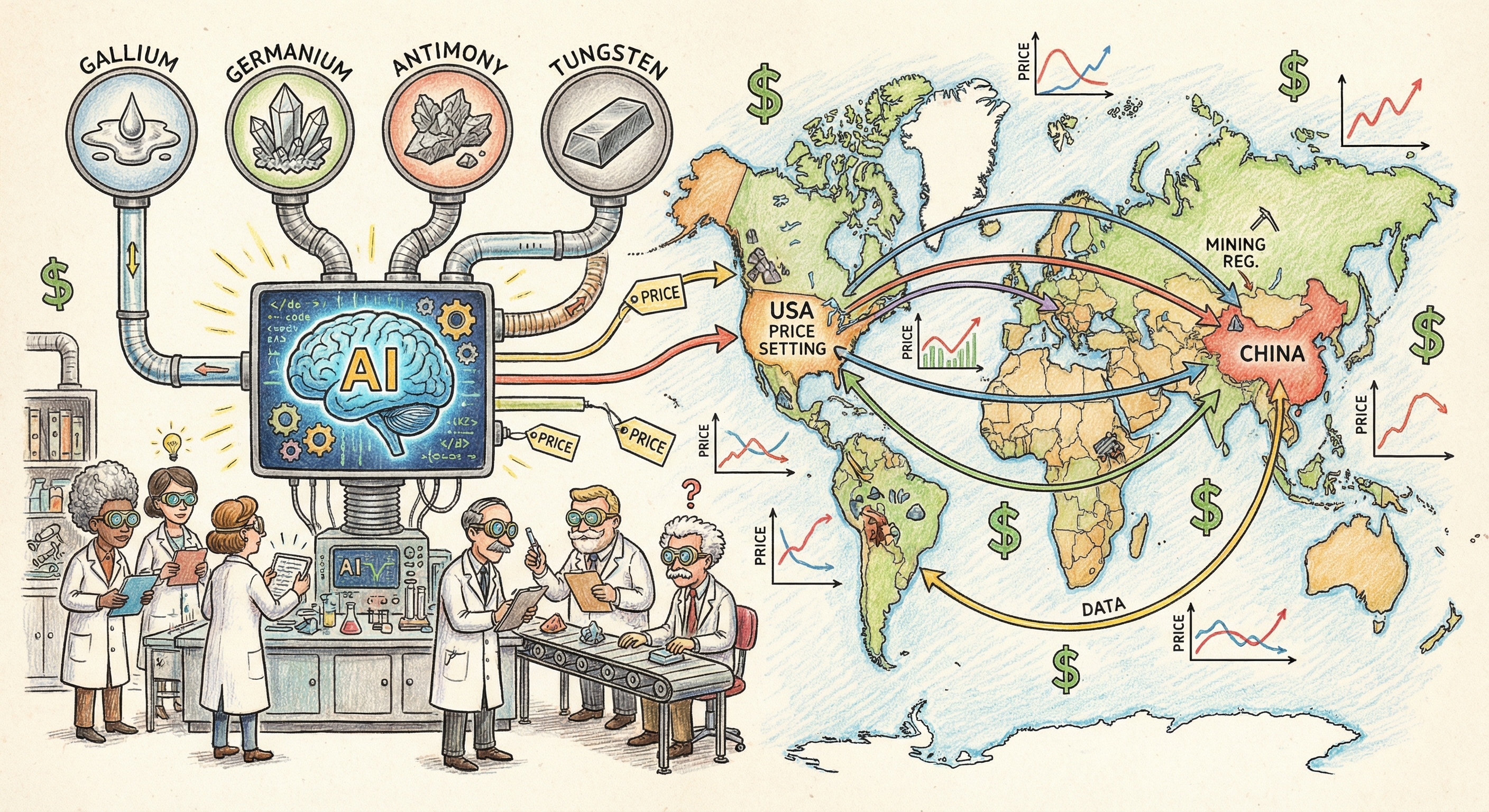 美国AI关键矿产定价