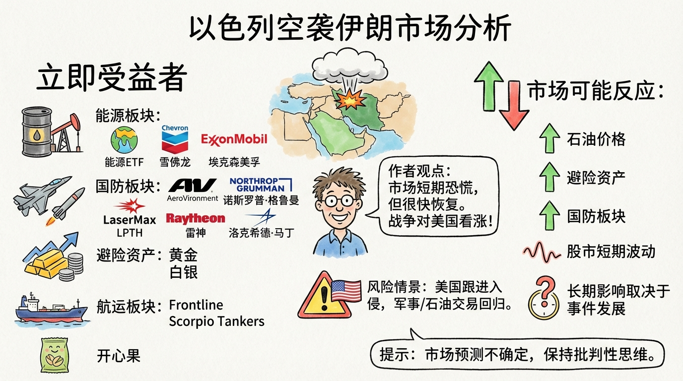 以色列空袭伊朗对市场的影响分析