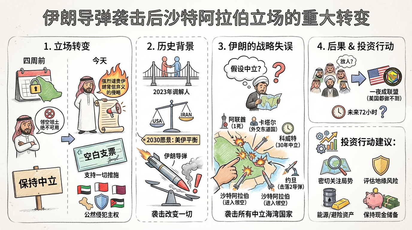 沙特阿拉伯立场重大转变分析
