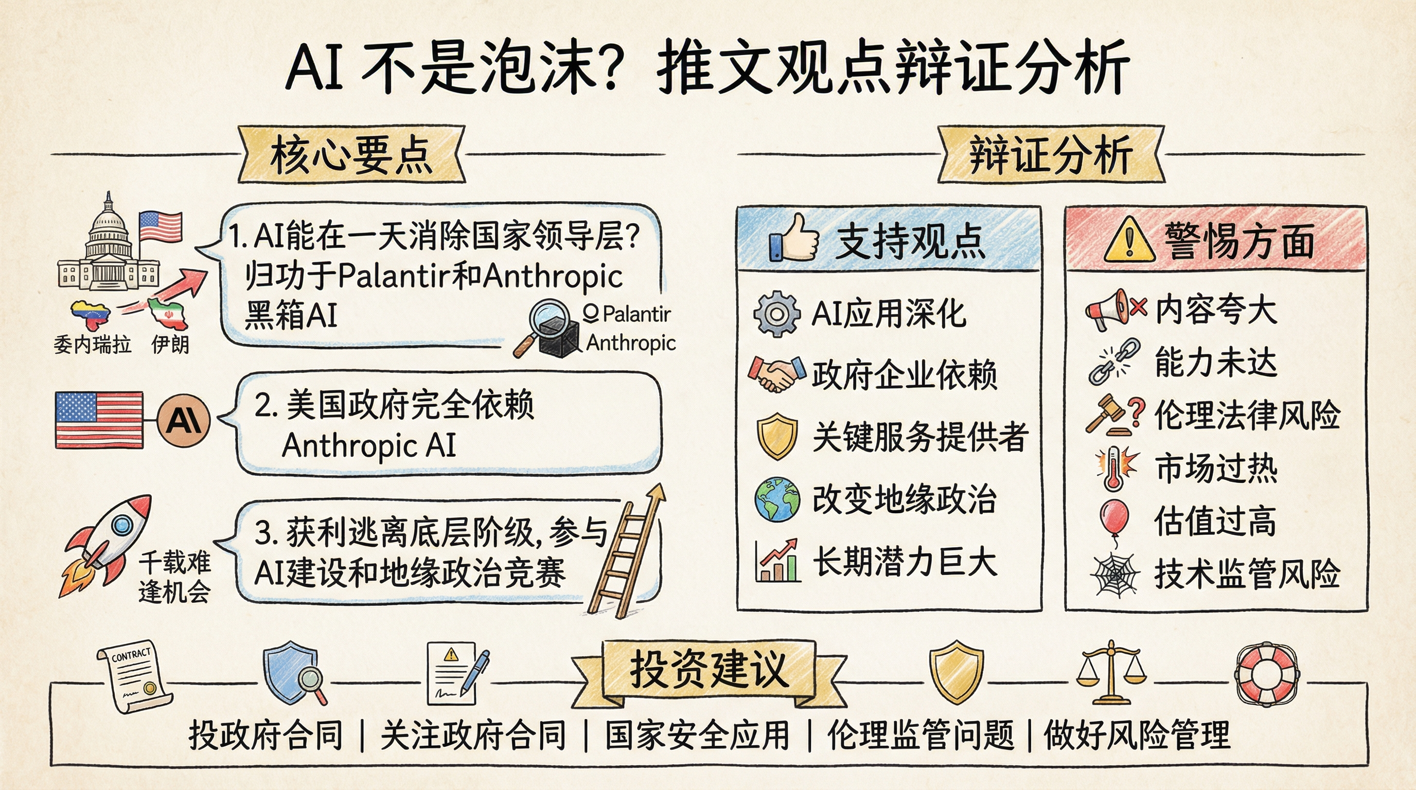 AI不是泡沫 - 政府依赖与投资机会