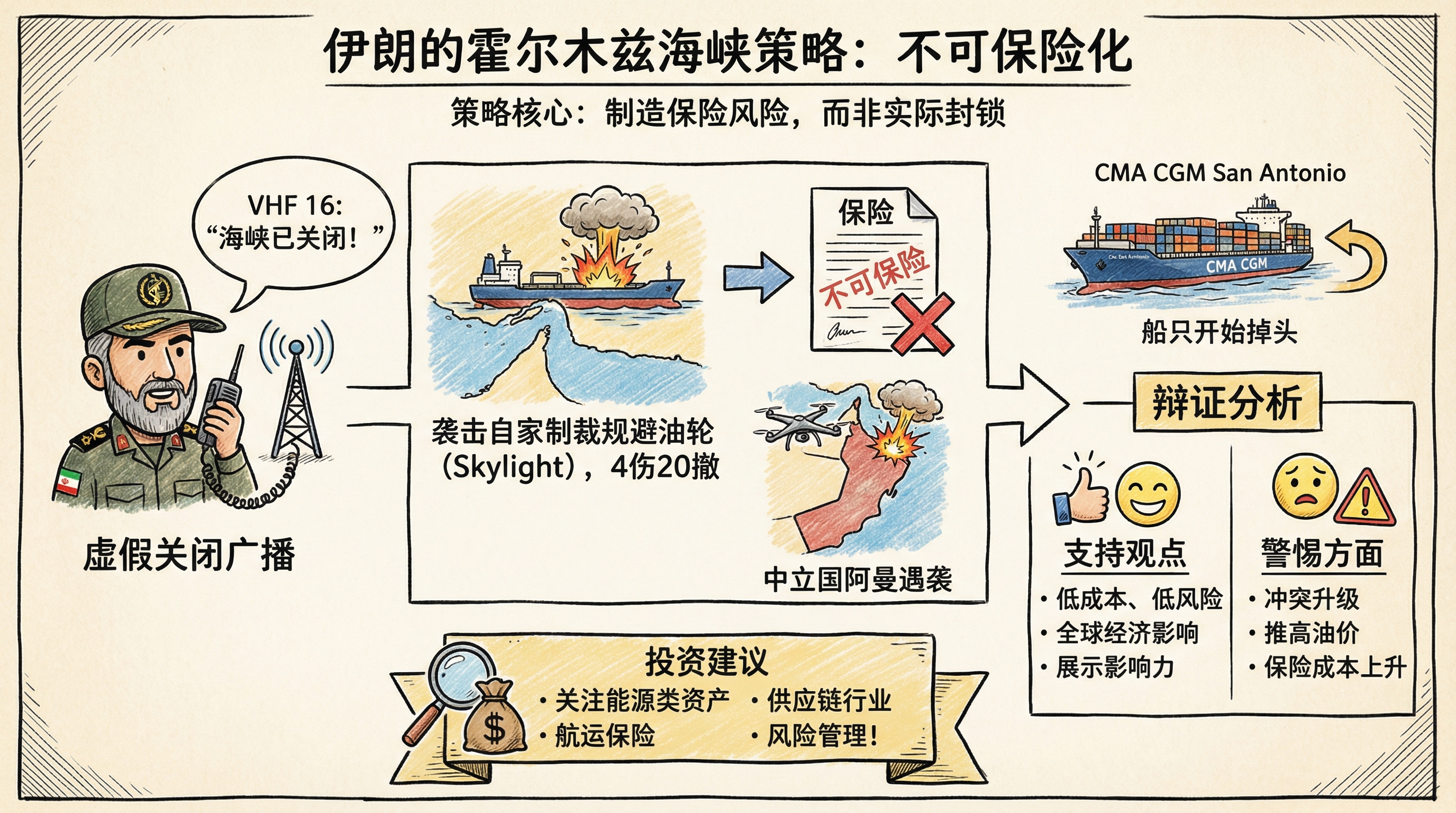 霍尔木兹海峡航运安全与伊朗策略