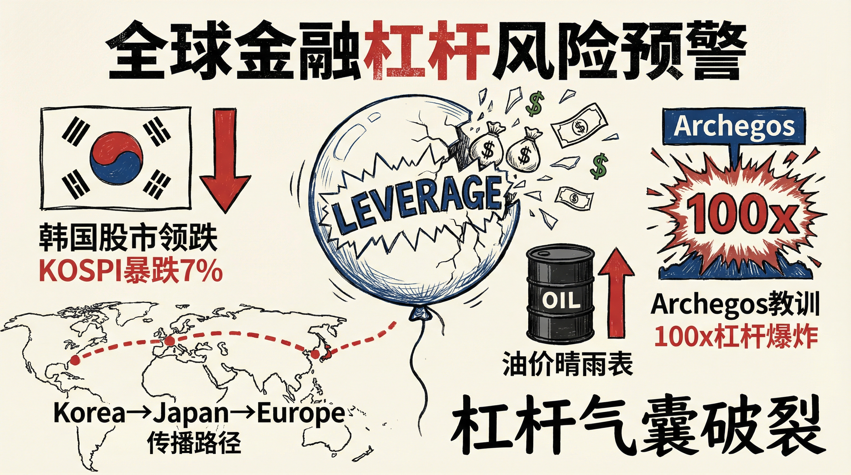 全球金融杠杆风险预警