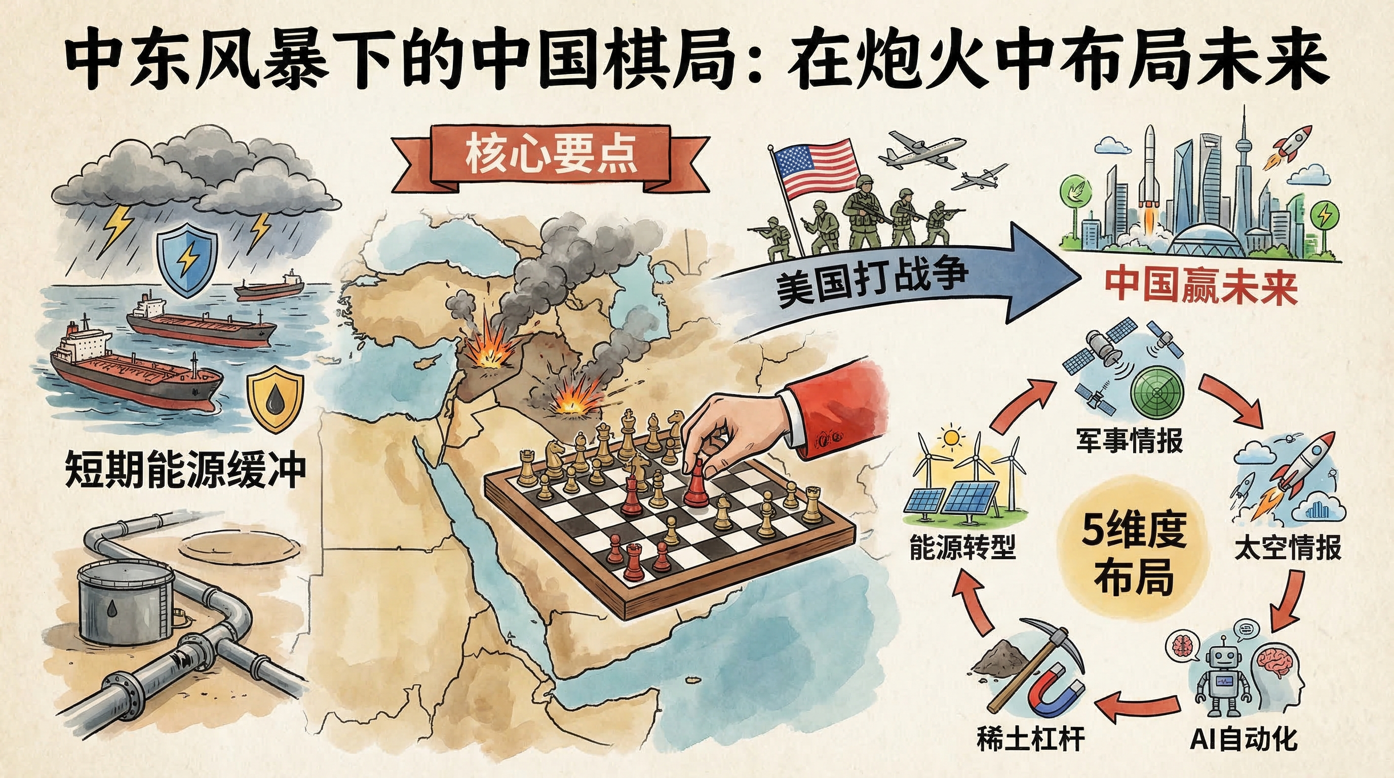 中东风暴下的中国棋局