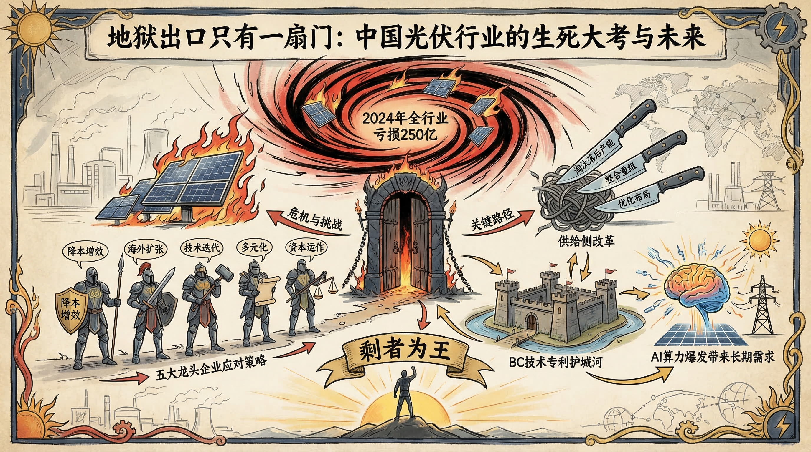 中国光伏行业的生死大考