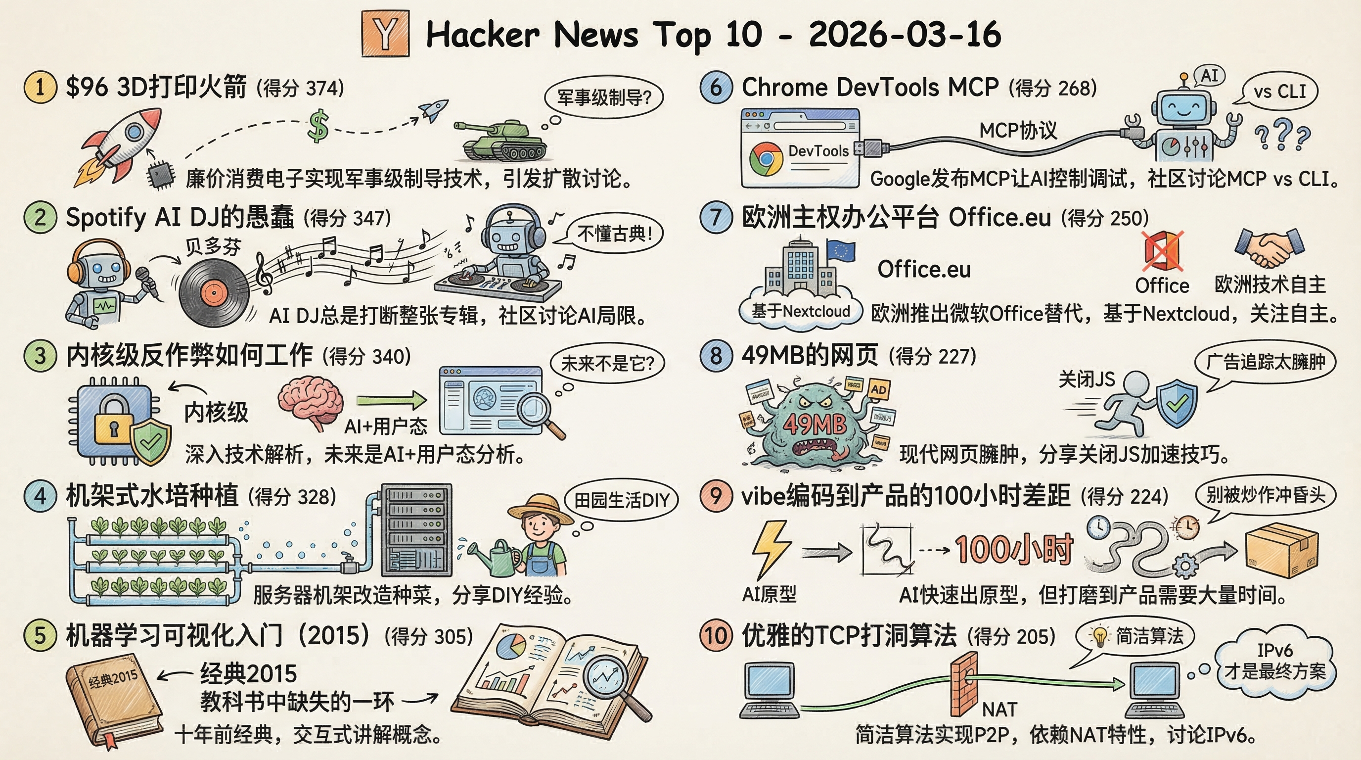 Hacker News Top 10