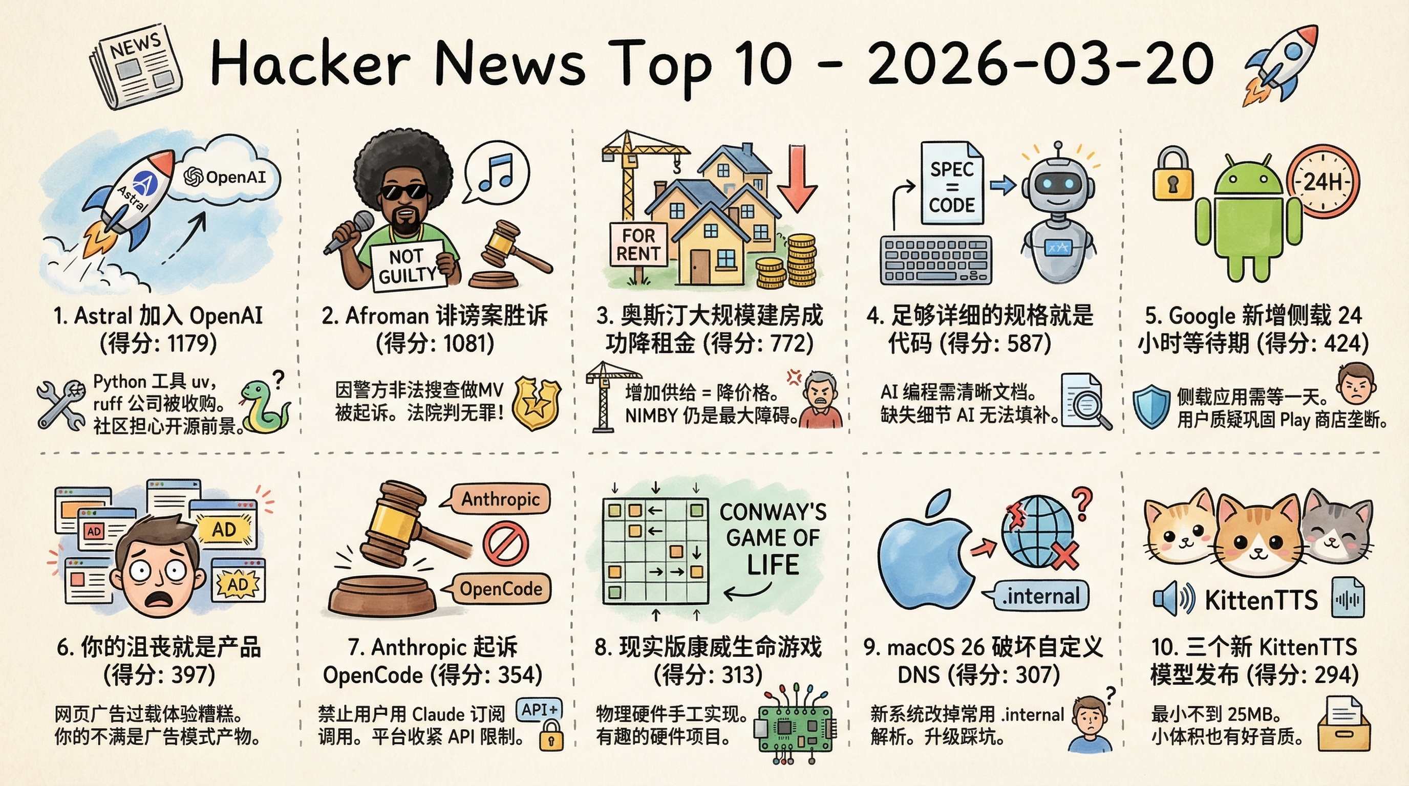 Hacker News Top 10