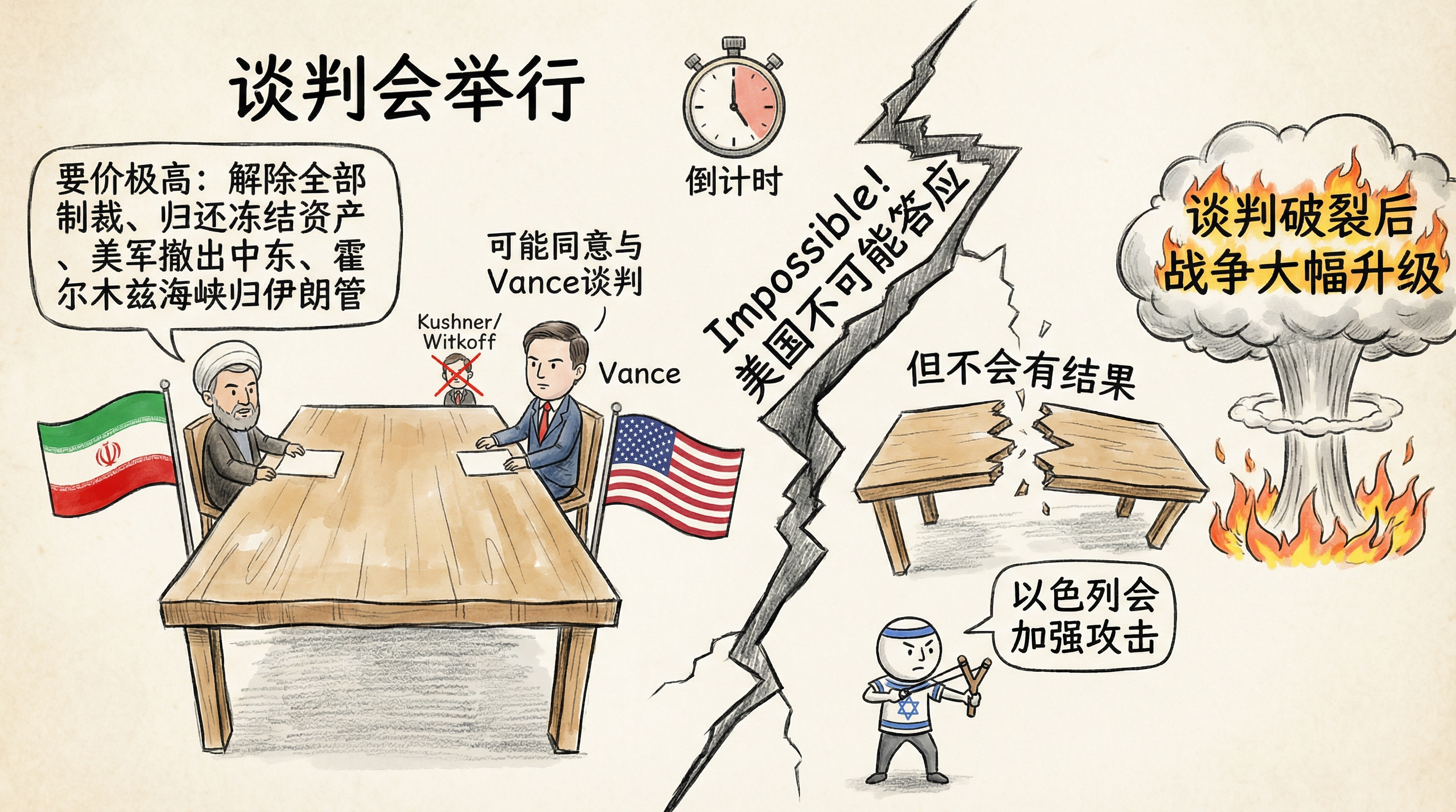 伊朗谈判分析：谈，但大概率谈不成