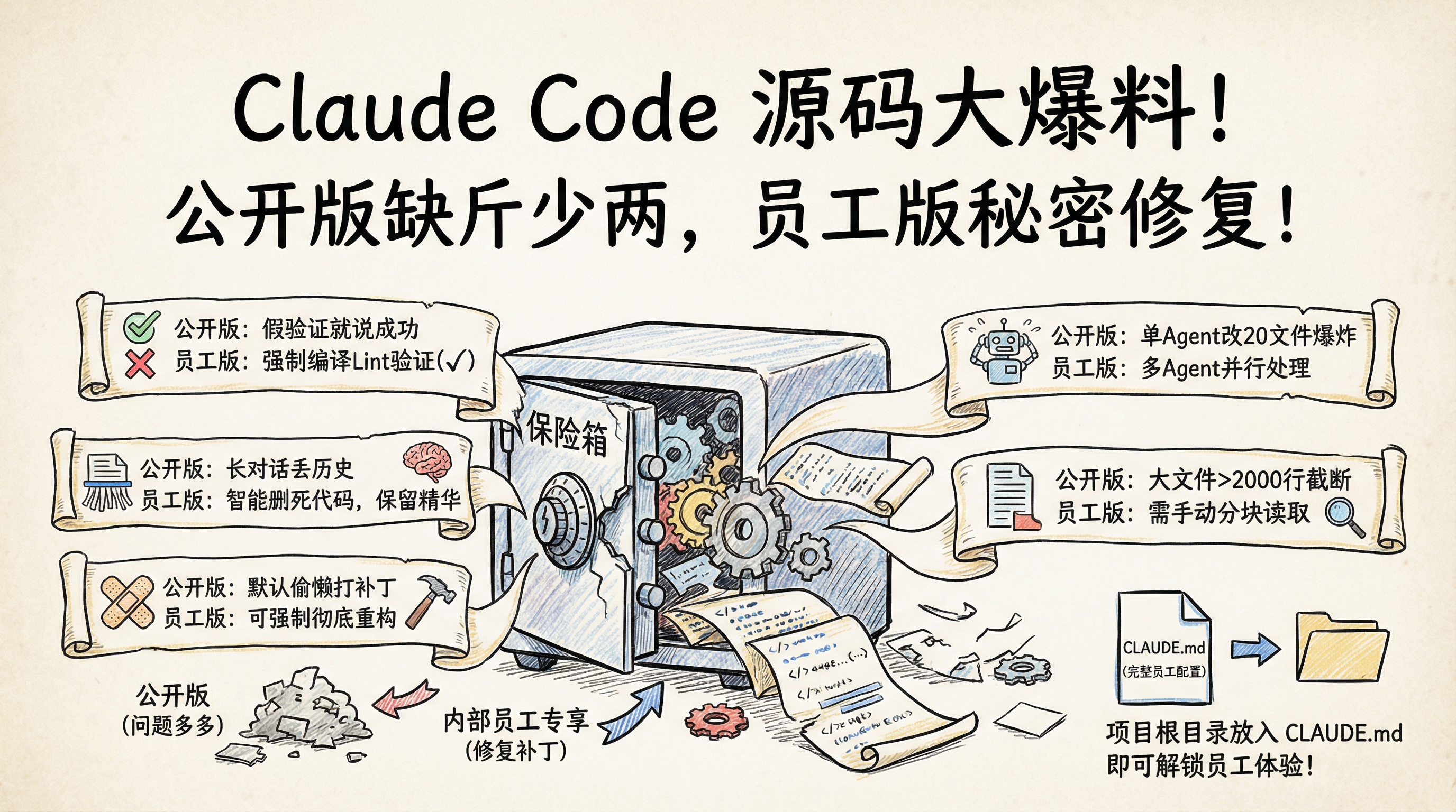 Claude Code 爆料：这些修复都是员工专属