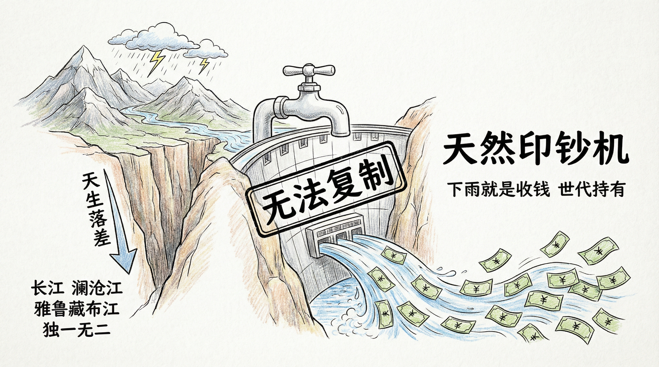 水电才是真印钞机：长江电力投资逻辑