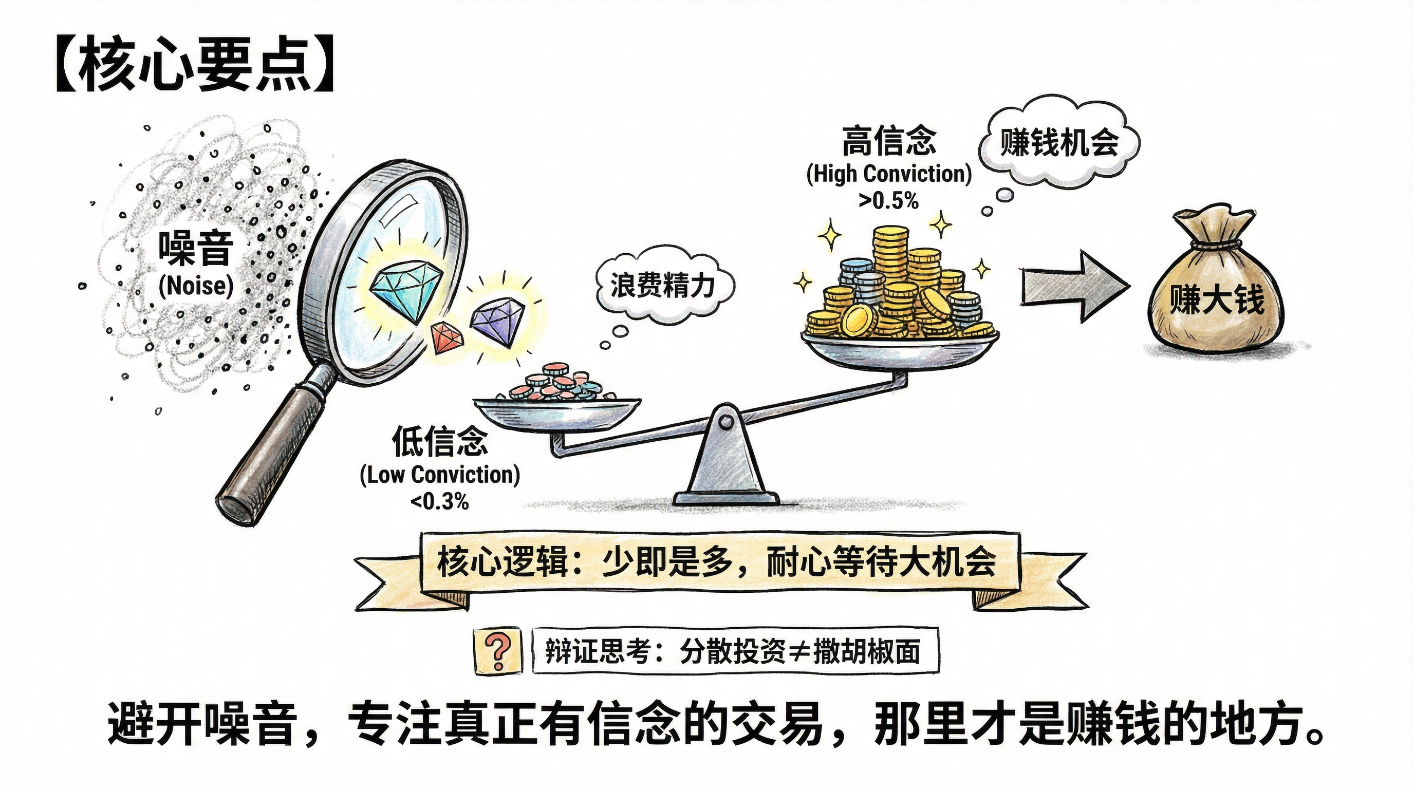 交易的信念与仓位