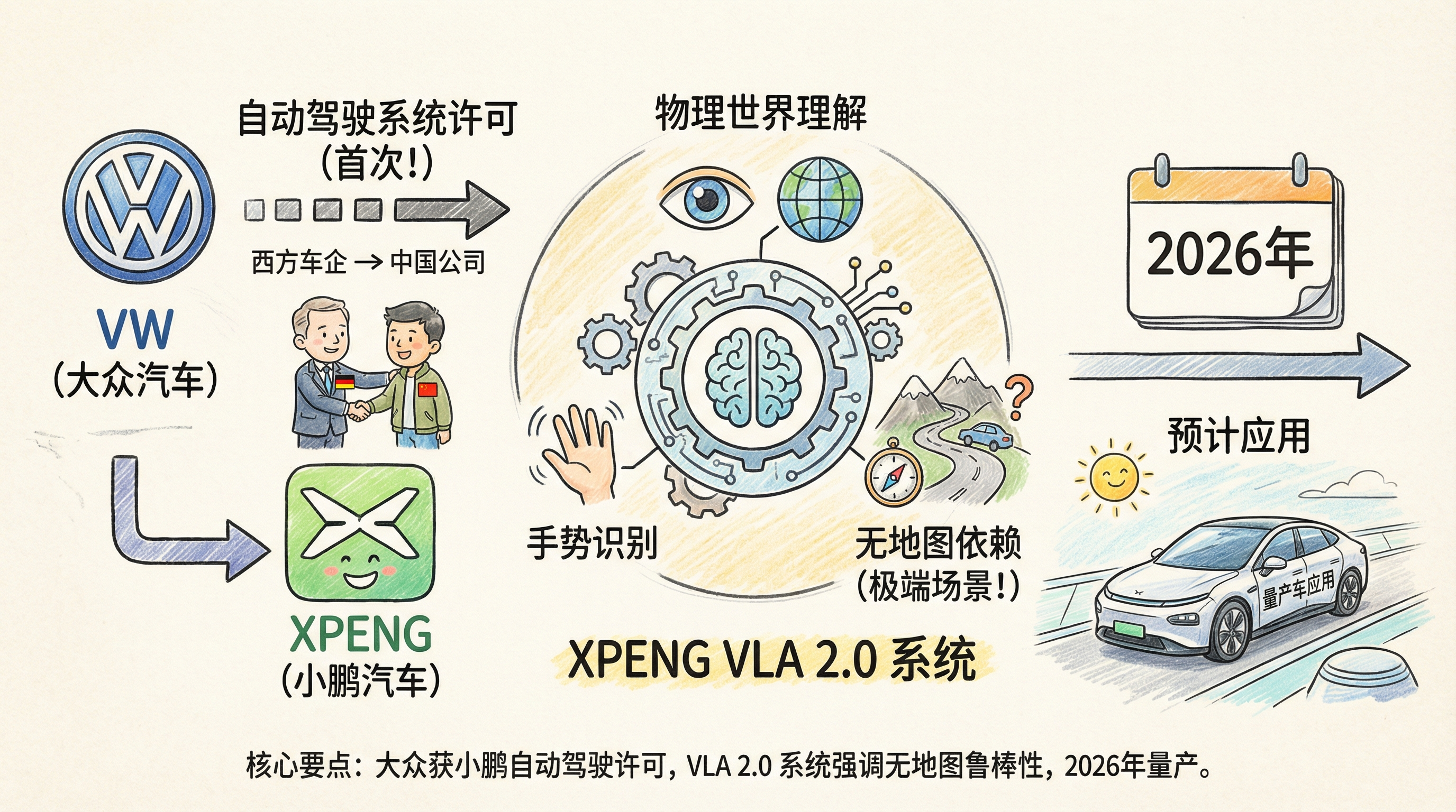 大众汽车与 Xpeng 自动驾驶合作分析